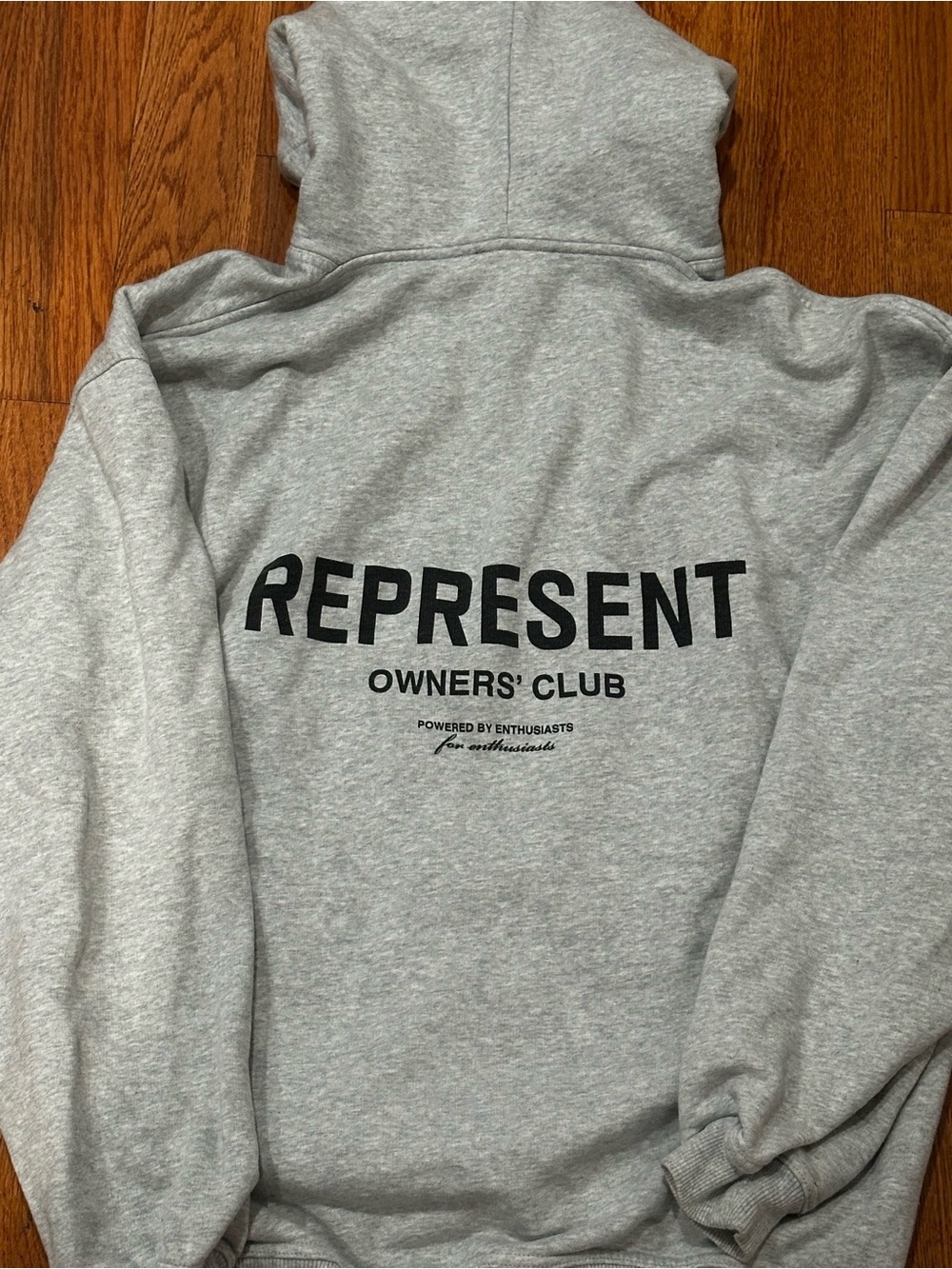 Represent Owners' Club Gray Pullover Hoodie